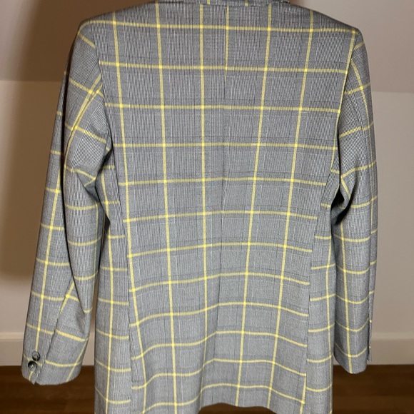 [topshop] checkered blazer size two - Picture 4 of 4